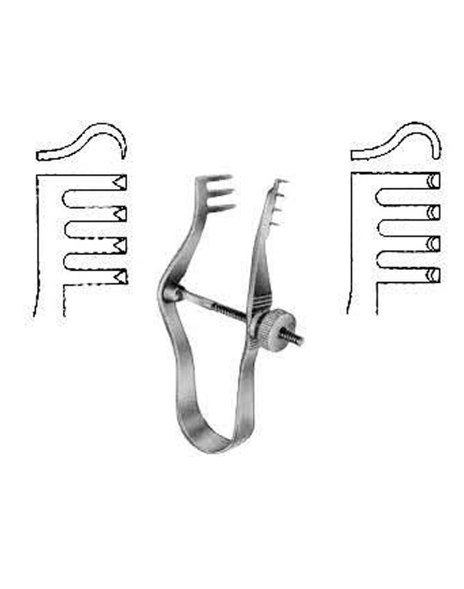 Finsen Retractor with lock
