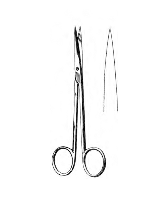 Metzenbaum Scissor Saw Edge Straight